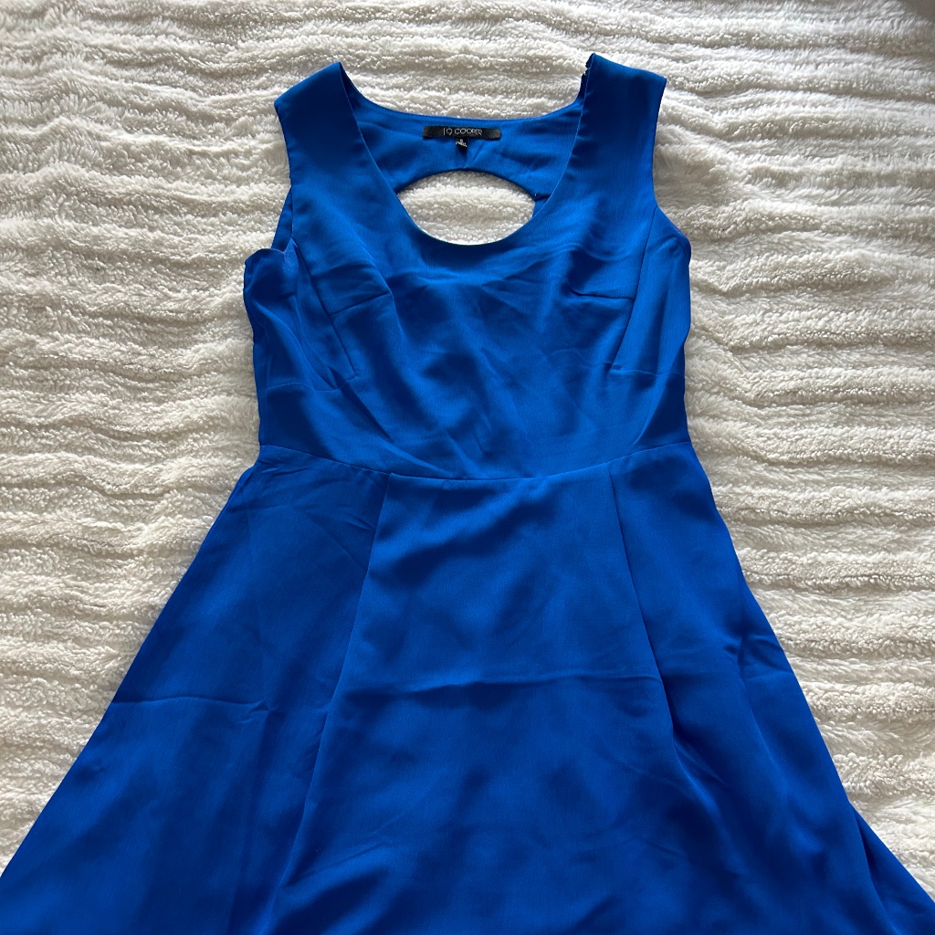 19 Cooper Royal Blue Fit And Flare Dress